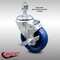 Service Caster 4 Inch SS Solid Polyurethane Swivel 12mm Threaded Stem Caster with Brake SCC SCC-SSTS20S414-SPUS-TLB-M1215 - alternate 1
